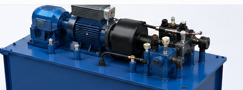 Illustrative hydraulic power unit without model-specific markings